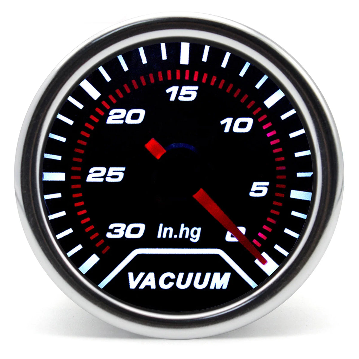 52mm Digital Car Gauge Set | Turbo Boost Oil Temp Water Temp Oil Press Voltage RPM AFR close-up view