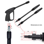 High Pressure Washer Spray Gun Jet Lance Nozzle | Compatible with Bosch Black Decke additional angle