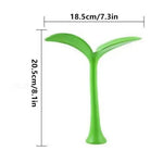 Car Ornaments 3D Car Roof Decoration Stickers Bean Sprout Seedlings Flower Bud Tent additional angle