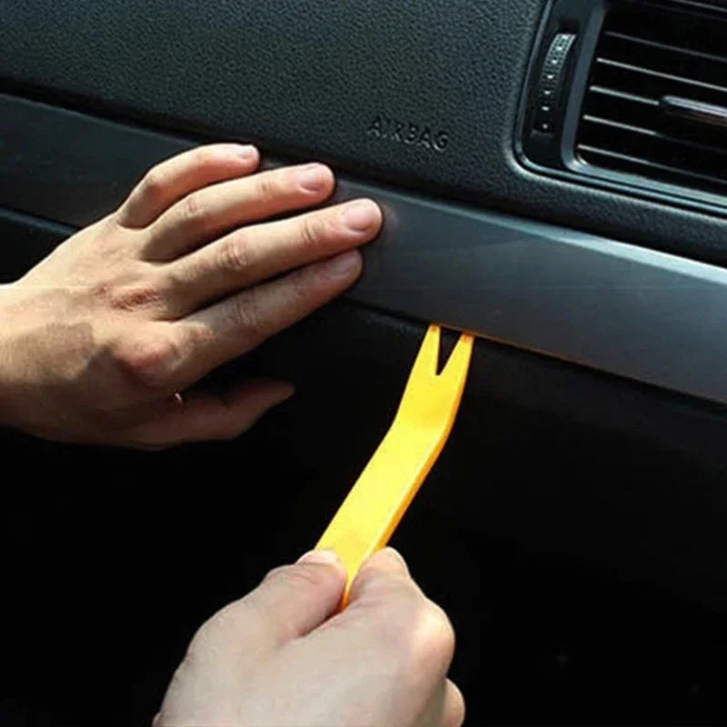4Pcs Car Radio Panel Removal Tool Set Reinforced Plastic Orange additional angle