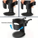Adjustable Car Vent Cup Holder with Sponge Base | Secure Grip for Bottles and Cans lifestyle view