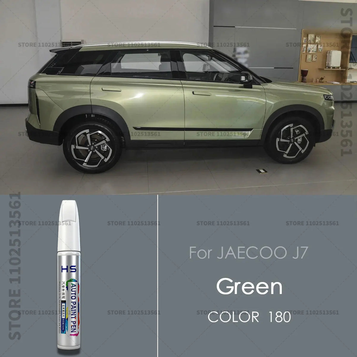 Paint Repair Pen Touch Up Scratch Remover DIY Car Accessories Pearl white Glacier Sil lifestyle view