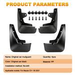 For Mazda CX-30 CX30 2021 2022 2023 4PCS Wheel Mudflaps Mazda Front Rear Mudguards Sp alternate view