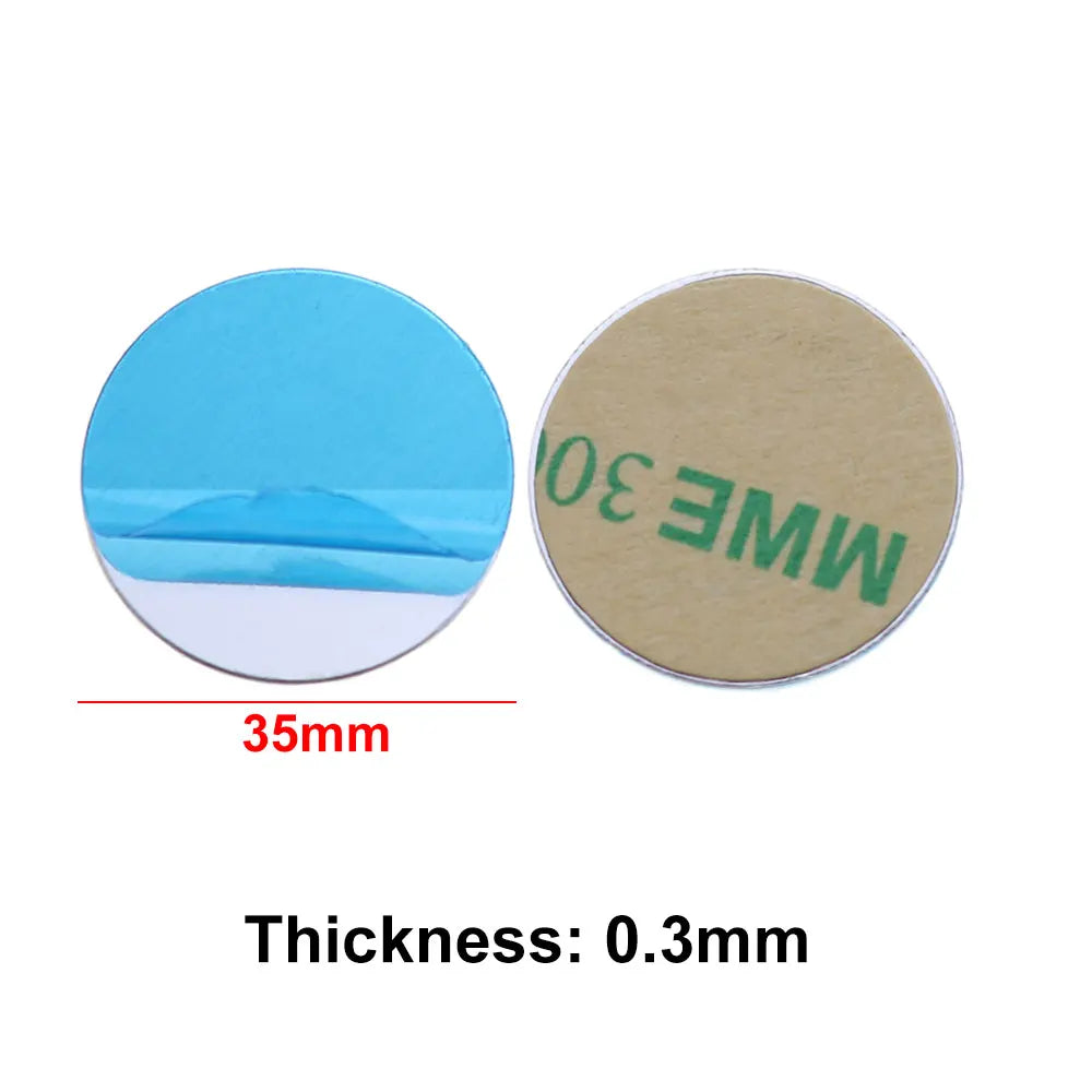 JCD 10pcs Silver Magnetic Metal Plate for Car Phone Holder | Universal Iron Sheet Mou lifestyle view