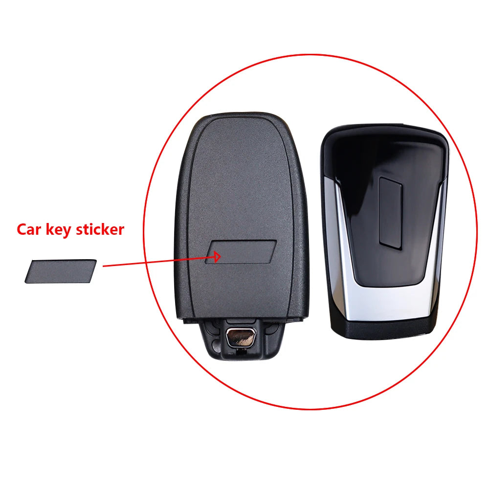 Car Key Sticker for Audi S5 S6 S8 RS S SQ5 S (size: 18mm X 6mm)