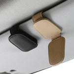 Leather Sunglasses Holder for Car Sunshade alternate view