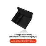Car Storage Box for Tesla Model 3/Y Highland | Center Console Hidden Organizer additional angle