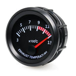 Universal 52mm 2" Car Auto Exhaust Gas Temp Gauge | 300~1300 Celsius EGT Meter with Sens detail view
