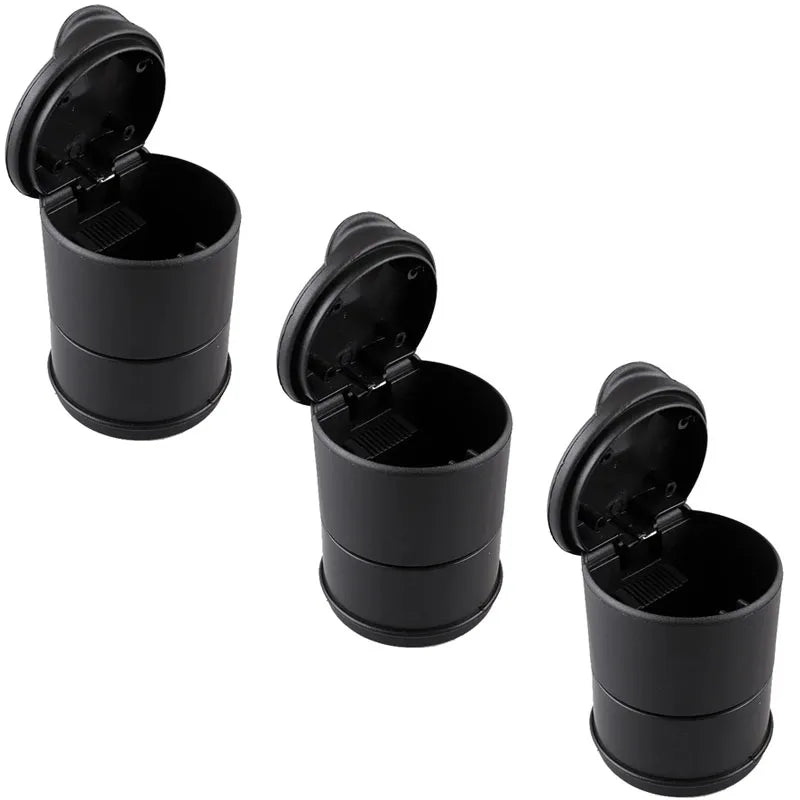 1-5Pcs New Car Ashtray Garbage Coin Storage Cup Container Cigar Ash Tray Car Styling Universal Size ashtray
