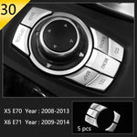 Car Styling For BMW X5 X6 E70 E71 Console Gearshift Frame Decorative Trim Strips St additional angle