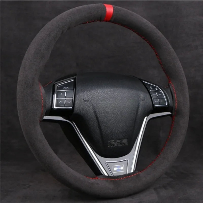 1PC Car Steering Wheel Cover Soft Wear-Resistant Comfortable Wear Resistant Universal close-up view