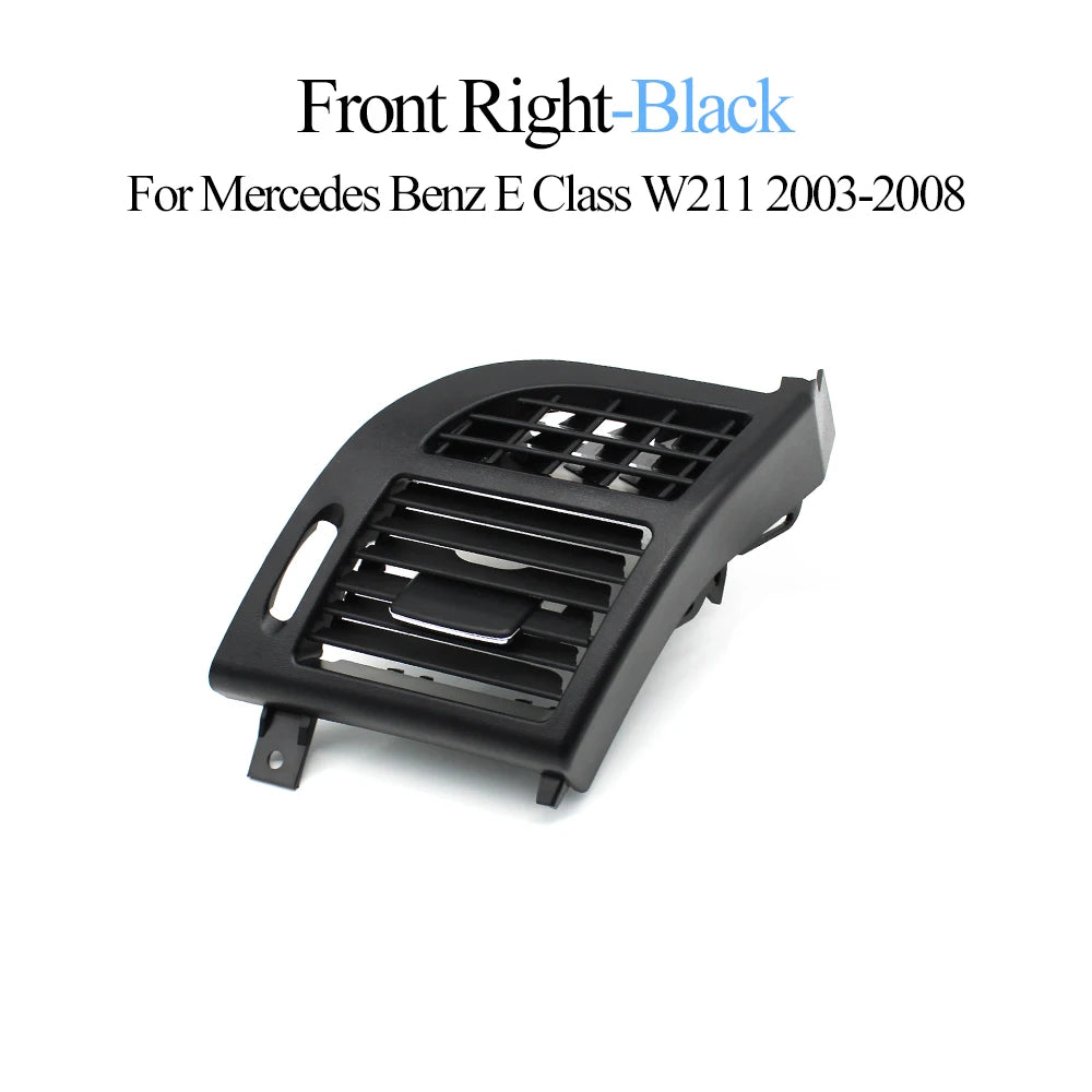 Car Front Air Conditioning AC Vent Grille Outlet Cover Tirm For Mercedes Benz E Class W211 E220 E250 E320 E350 E55 2003-2008