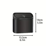 3Pcs Mini Car Trash Can with Lid additional angle