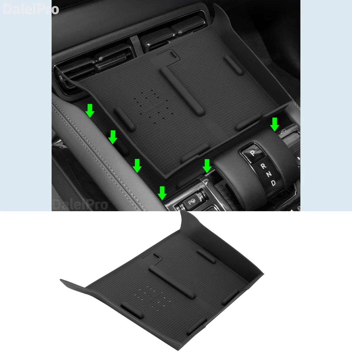 For BYD Leopard 5 2024-2026 Car Infotainment Display Rear Storage Box Center Console Lower Storage Box Charger Panel Protective