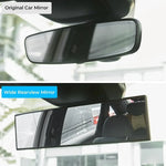 Car Interior Rear View Mirror Wide Angle Convex close-up view
