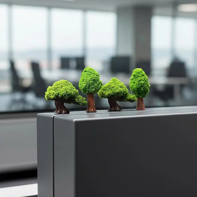 Green Fortune Wishing Tree Lucky Decor 2/3/4Pcs Natural Fresh Odorless Large Ornament fo detail view