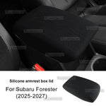KUNGKIC For Subaru Forester 2025 2026 2027 LHD RHD Car Silicone Armrest Box Lid Cover Armrest Center Console Tray Box Protect