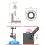 Magnetic Car Phone Holder 360° Rotatable Anti-Slip Mount additional angle