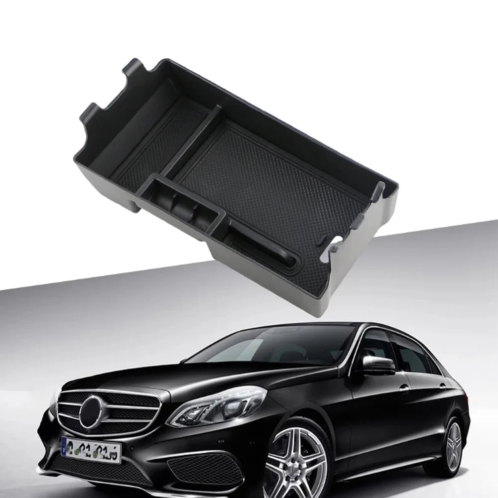 Armrest Storage Box Tray Organizer Stowing Case Holder For Mercedes Benz E Class W213 2016 - 2019 Car Accessories