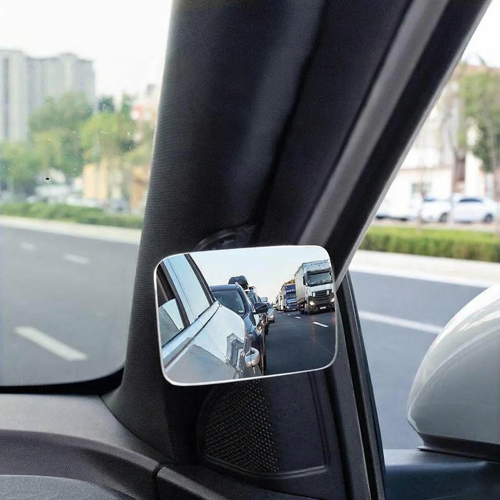 Car A-Pillar Blind Spot Mirror Interior Wide Angle Auxiliary Accessories Rear View additional angle
