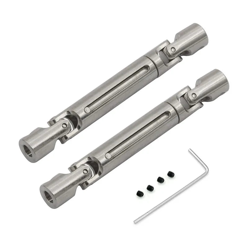 Metal Upgrading And Refitting Front And Rear Drive Shafts And Drive Shafts For MN Model 1/12 MN168 M