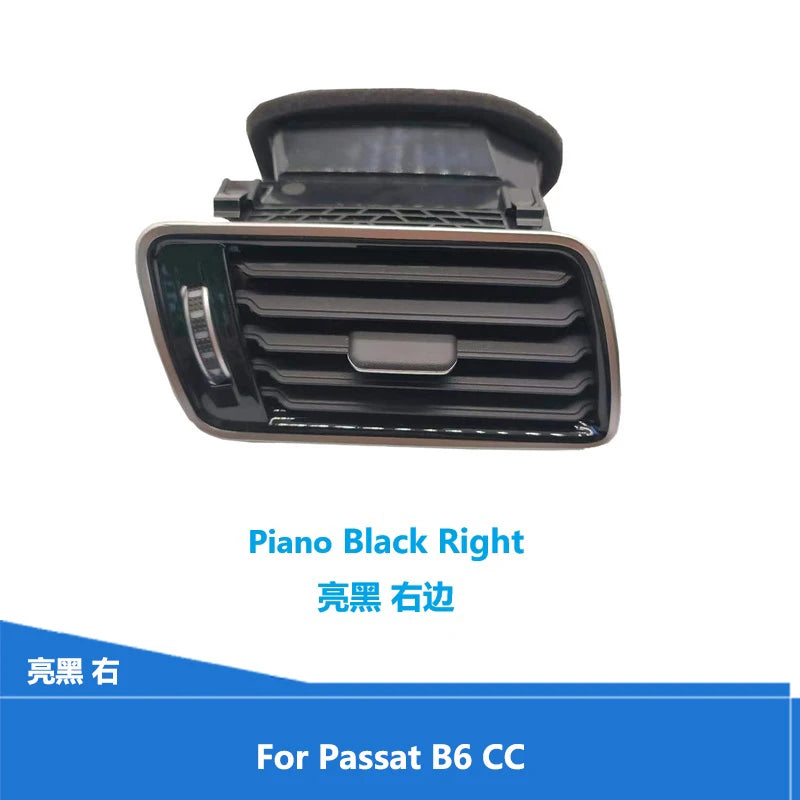 Ruili136 1Pcs for VW Passat CC B6 B7 R36 Car LHD Chrome Piano Paint Dashboard AC Air Condition Outlet Vent 3AD 819 701 3AD819702
