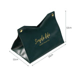 Leather Tissue Box Napkin Holder Car Tissue Box Home Living Room Holder Case Storage lifestyle view