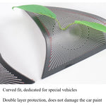 For Tesla Model Y Juniper 2025 Car Audio Speaker Cover Trim | Stainless Steel Sound Fr close-up view