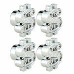 4Pcs Universal Cross Tire Valve Caps | Car Truck SUV Motorcycle Dust Cover additional angle