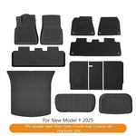 Tesla Model Y Juniper 2025 Floor Mats | Double Layer TPE, Waterproof, Non-Slip, Trunk Li detail view