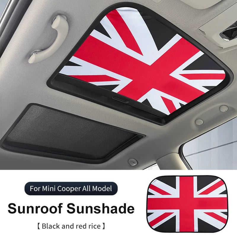 Mini Cooper Sunroof Sunshade Cover | UV Protection Heat Shield Foldable alternate view