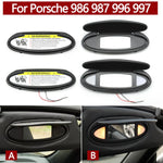 Car Left Right Makeup Sun Visor Vanity Mirror Cover Assembly For Porsche Boxster Cayman 986 987 CARRELA TARGA GT2 GT3 996 997