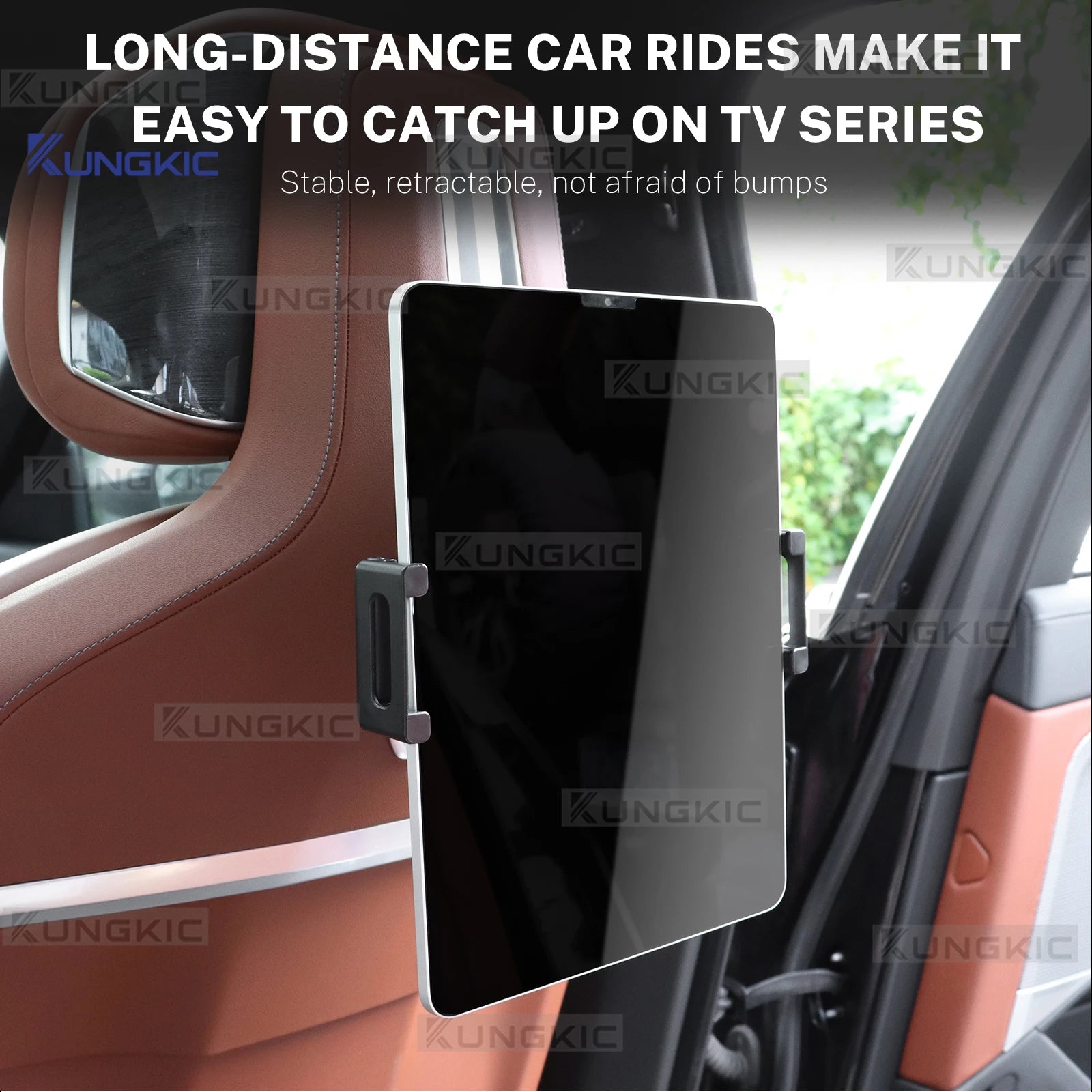 Car Rear Seat Multimedia Support for iPad Phone Holder | Compatible with BMW Models lifestyle view