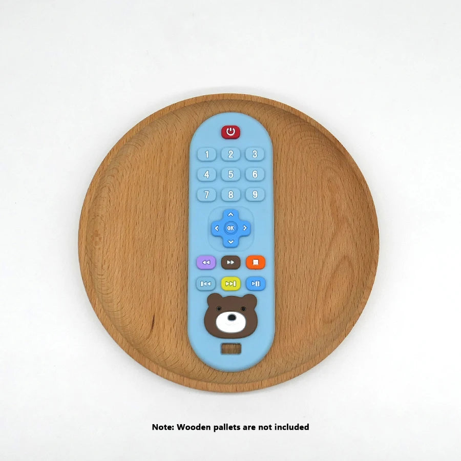 Silicone Teething Remote Control Toy 4-Pack lifestyle view