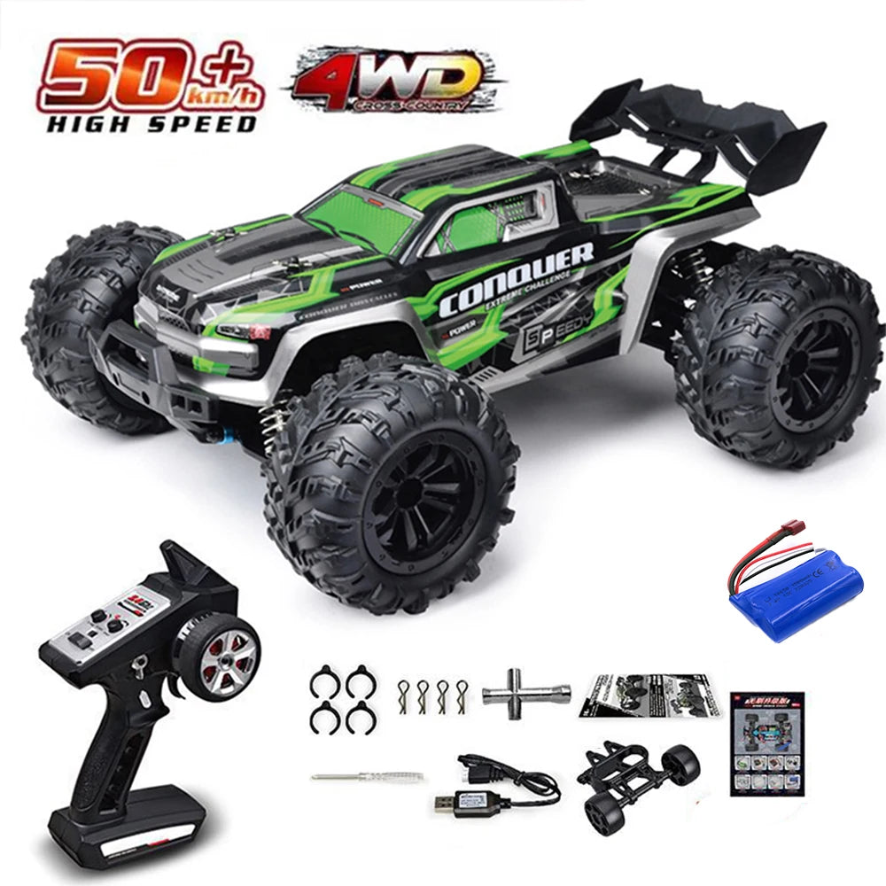 1/16 Off-Road 4WD Remote Control Car with LED Headlight close-up view