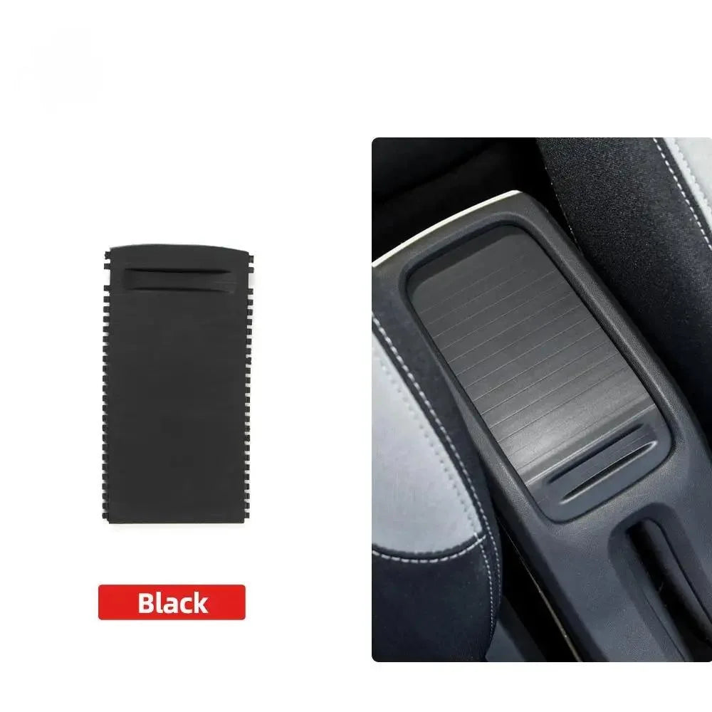 For Peugeot 301 2008 Car Center Armrest box Cover Console Sliding Shutters Cup Holder storage box 96782515ZD 2017-2018