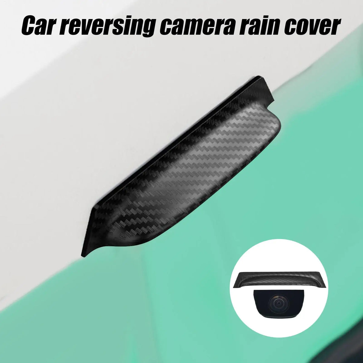 360 Degree Car Rear Camera Cover 1PC Rainproof Dust Shield Protection, Auto Safety Bike detail view