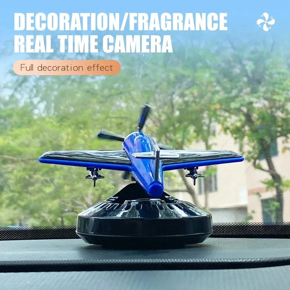 Car Solar Rotation Helicopter Aromatherapy | Dashboard Ornament lifestyle view