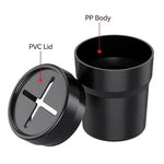 Mini Car Trash Can With Lid Leakproof Cup Holder Bin close-up view