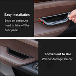 Carbon Fiber Style LHD Front Left Door Handle Interior Accessorie For BMW X3 X4 F25 F2 close-up view