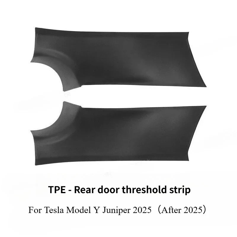 AB Pillar Threshold Strip for Tesla Model Y Juniper 2025 Front Rear Door Threshold An lifestyle view