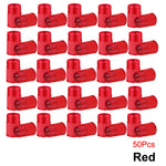 Plastic Tire Valve Caps with Built-in Valve Core Remover | Universal Stem Covers for C close-up view