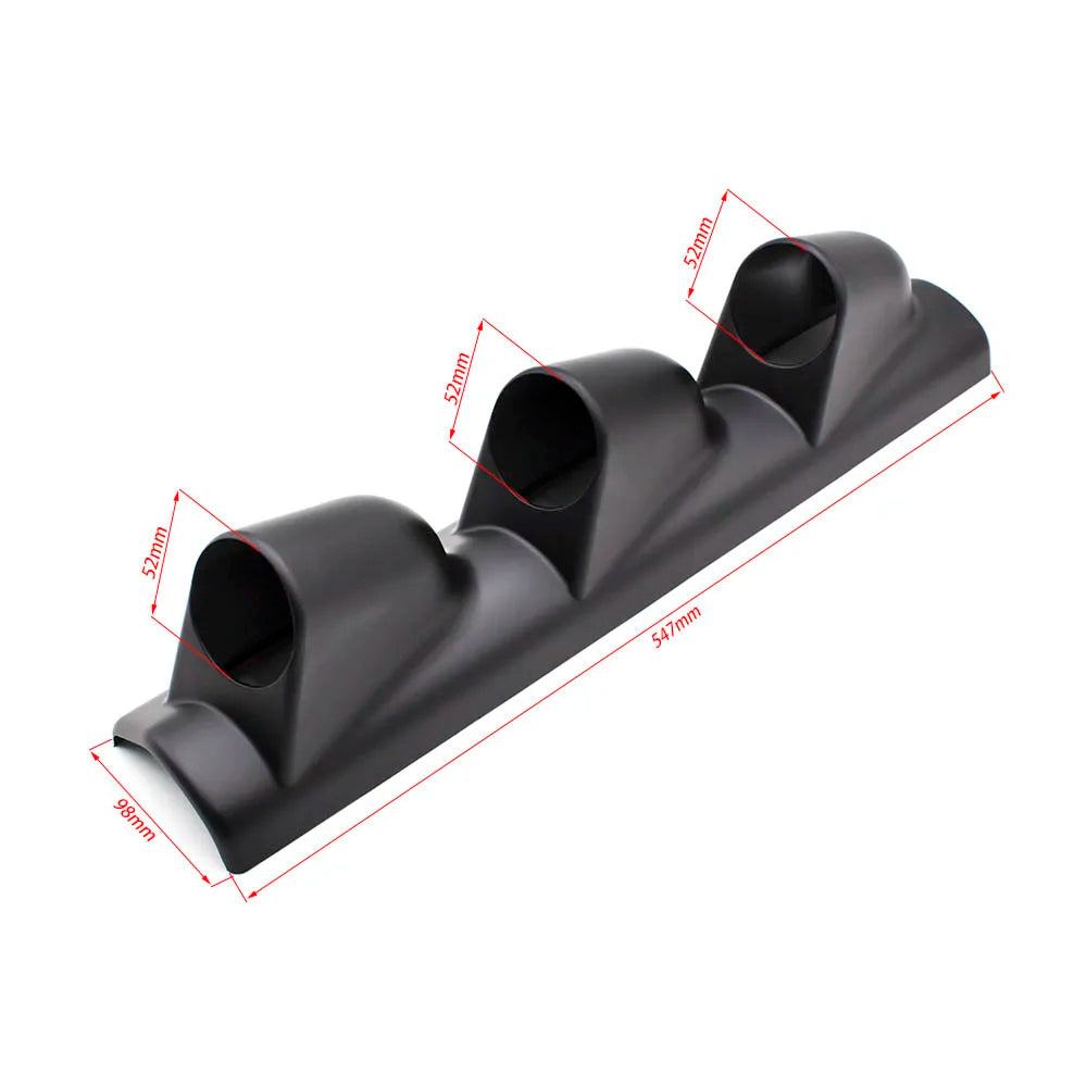 2INCH 52mm Car Gauge Pod | Universal Single Double Triple Holder for Left Right Dri additional angle