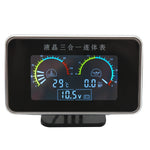 Universal 3 in 1 Digital Truck Car Gauge | Water Temp Oil Pressure Voltmeter 12V alternate view