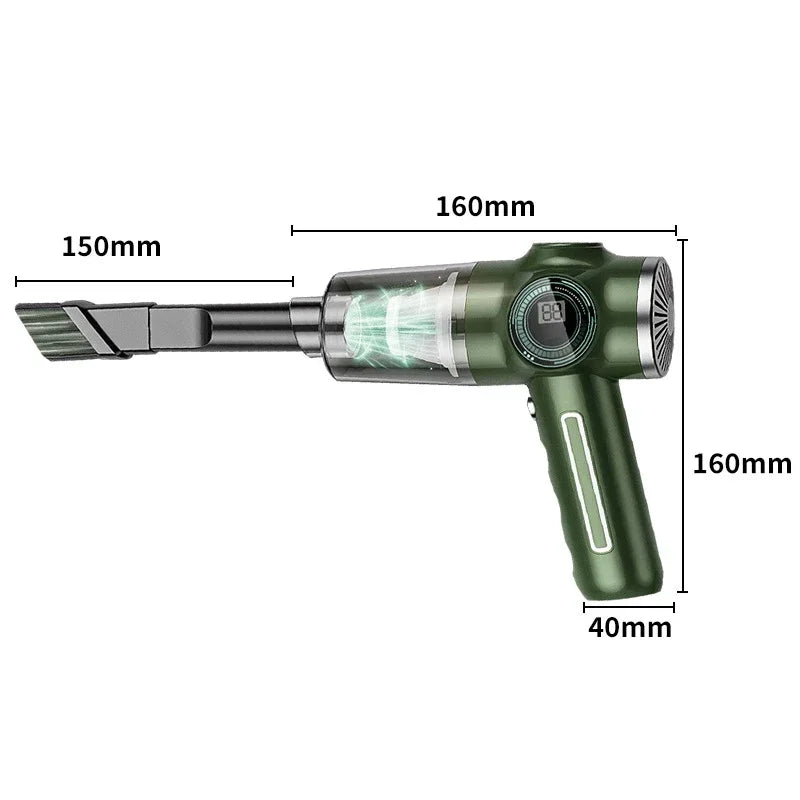 30000PA Wireless Car Vacuum Cleaner | Handheld Cordless for Auto and Home additional angle