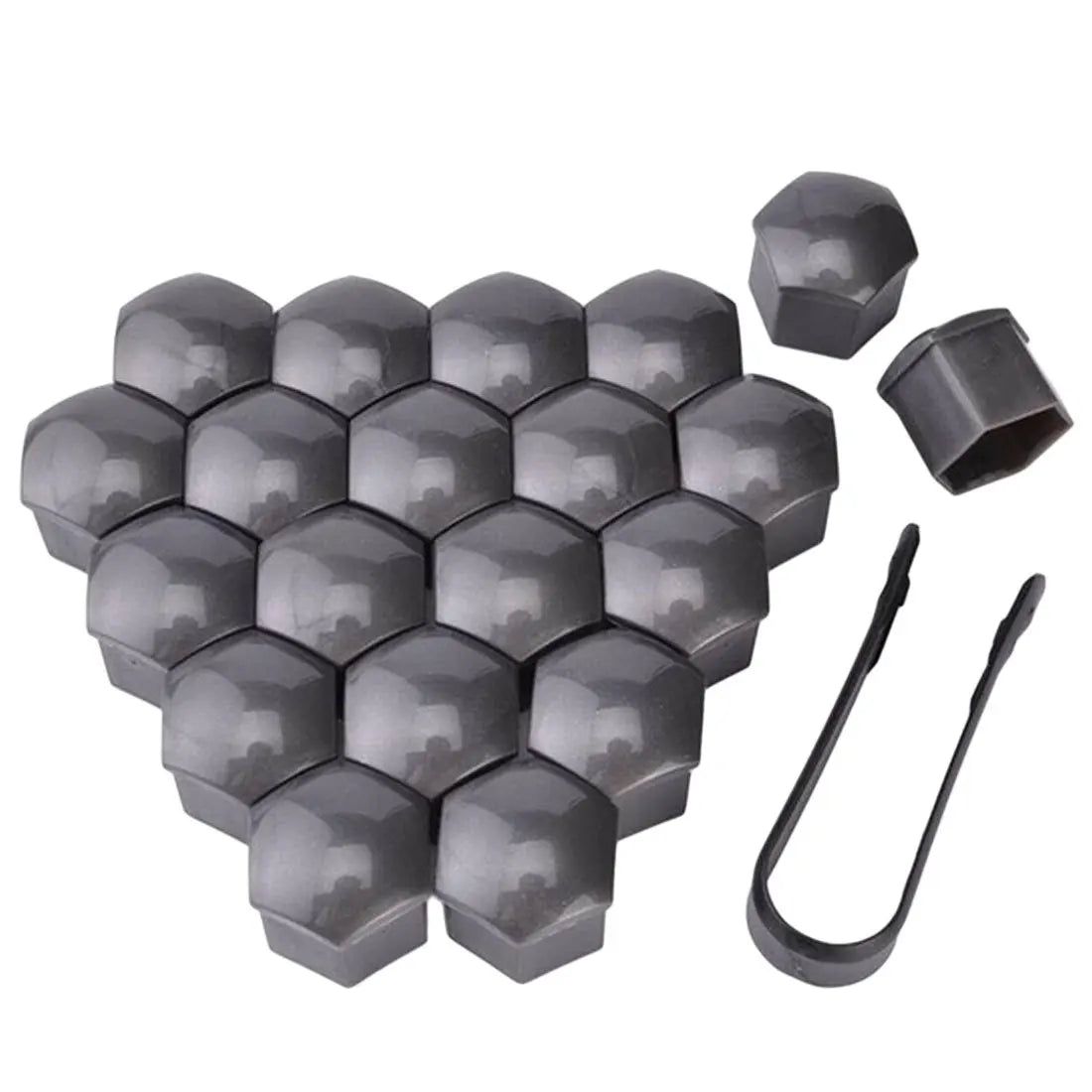 17mm/19mm/21mm 20Pcs Car Wheel Nut Caps Protection Covers Caps Auto Hub Screw Cover additional angle