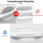 8PCS Door Handle Sticker, Scratch-Proof Car Door Protective Sticker, Door Bowl Protec alternate view