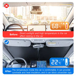 NovaAcc Windshield Sunshade for Tesla Model 3 Highland Model Y 2016-2024 | Sun Shield alternate view