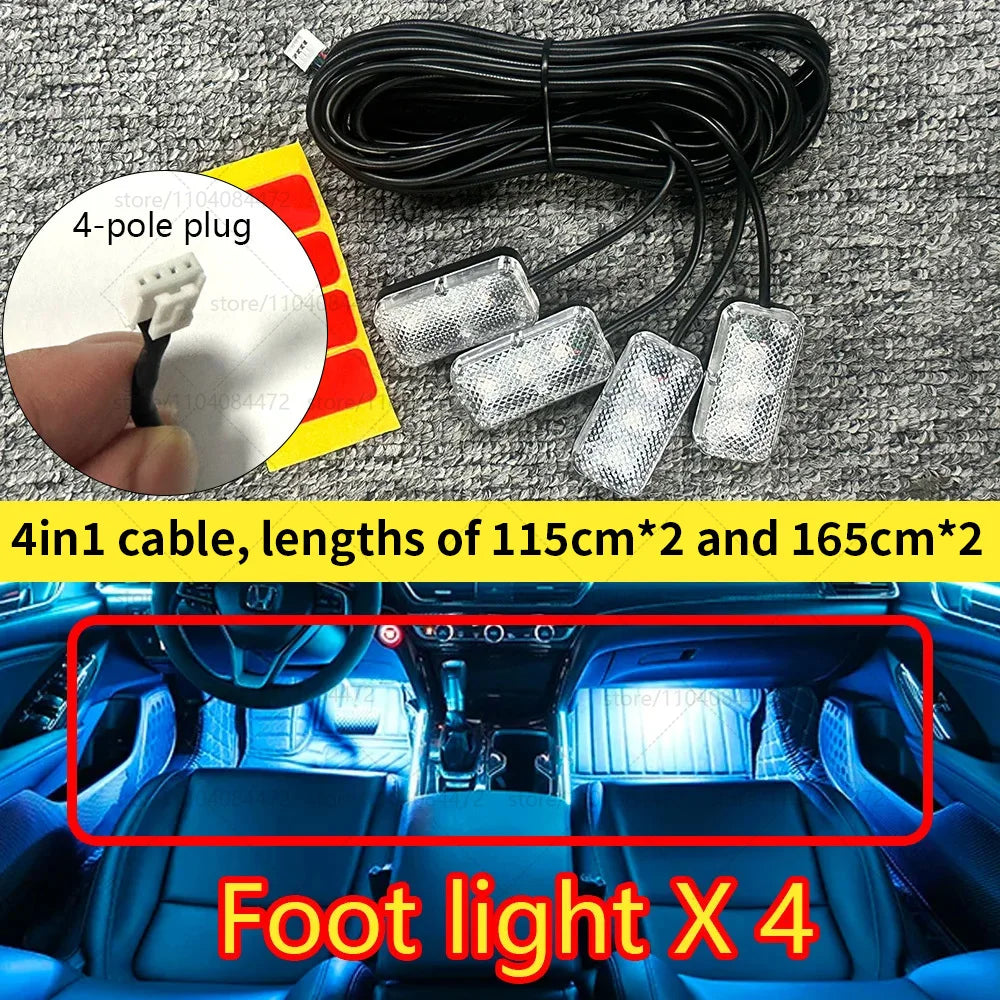 Chrysler Pacifica RT/T RGB Interior Ambient Light Kit – Bluetooth App Control, Music alternate view