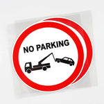 Car Stickers Traffic Sign No Parking Stickers Car Exterior Parts Accessories Decals Products Cover Scratches